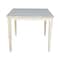 International Concepts Square Solid Wood Top Table, Unfinished, 36 W, 36 L, 30 in H, Wood, Unfinished K-3636-30S - alternate 3